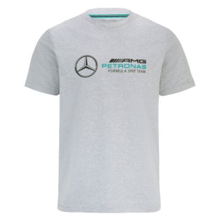 2023 Mercedes AMG Petronas Large Logo Tee (Grey)