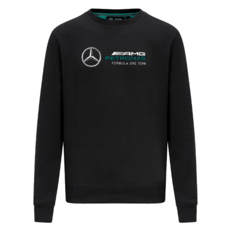 2023 Mercedes Mens Logo Crew Sweat (Black)