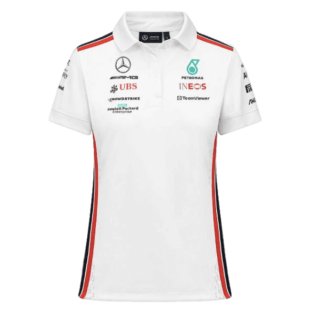 2023 Mercedes-AMG Team Polo Shirt (White) - Ladies