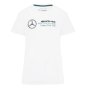 2023 Mercedes-AMG Petronas Large Logo T-Shirt (White) - Ladies