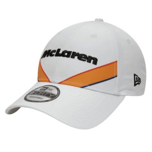 McLaren Racing Triple Crown Stripe White 9FORTY Adjustable Cap