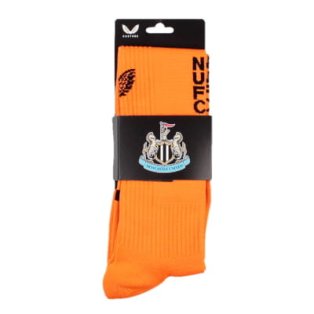 2022-2023 Newcastle Away Goalkeeper Socks (Orange) - Kids