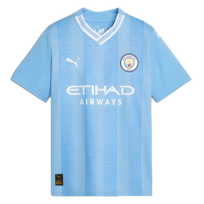 2023-2024 Man City Home Shirt (Kids)