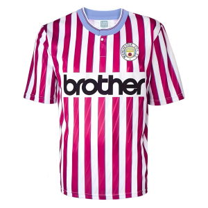 Manchester City 1988 Away Retro Football Shirt (Hinchcliffe 3)