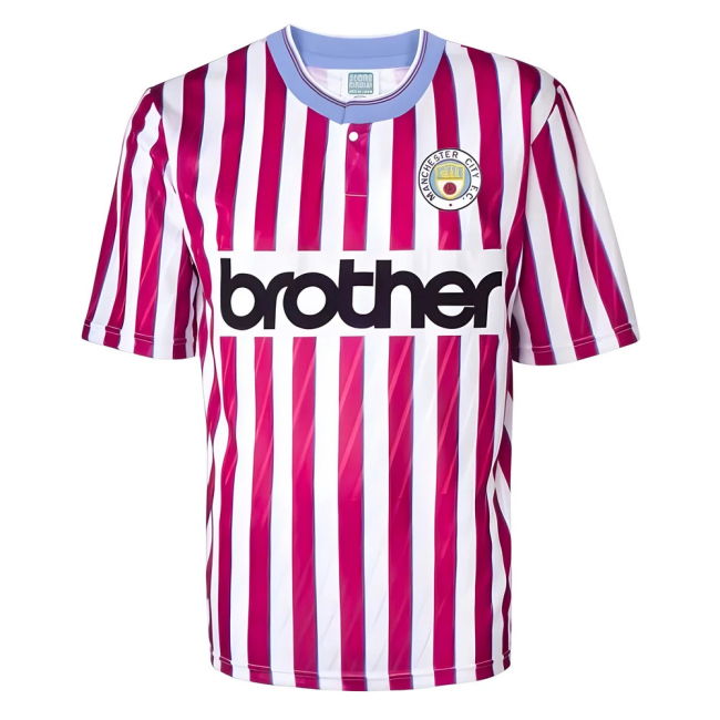 Manchester City 1988 Away Retro Football Shirt
