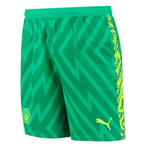 2023-2024 Man City Home Goalkeeper Shorts (Green)