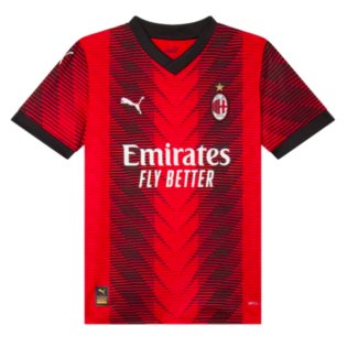 2023-2024 AC Milan Home Shirt (Kids) [77038501] - Uksoccershop