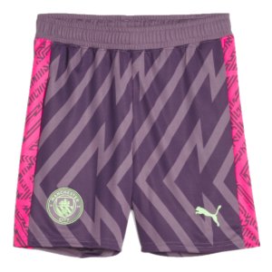 2022-2023 Man City Goalkeeper Shorts (Purple Charcoal)