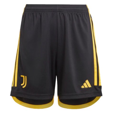 2023-2024 Juventus Home Shorts (Black) - Kids