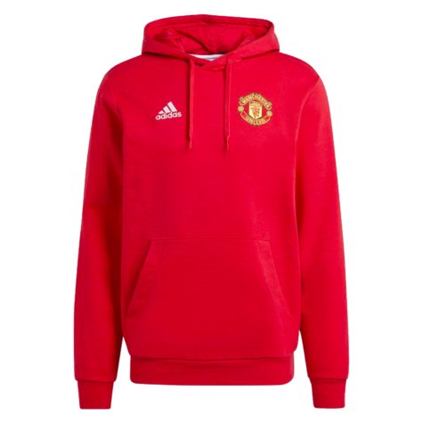2023-2024 Man Utd DNA Hooded Top (Red)