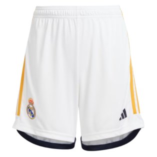 2023-2024 Real Madrid Home Shorts (White) - Kids