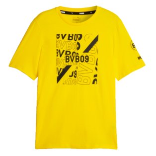 2023-2024 Borussia Dortmund FtblCore Graphic Tee (Yellow)