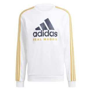 2023-2024 Real Madrid DNA Sweat Top (White)