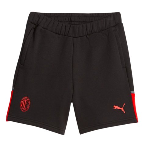2023-2024 AC Milan Casuals Shorts (Black)