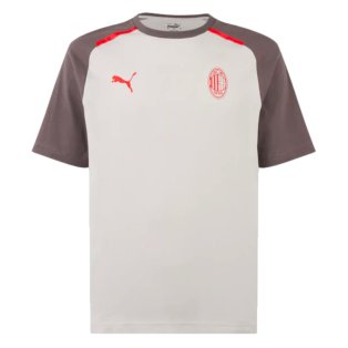 2023-2024 AC Milan Casuals Tee (Light Grey)