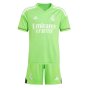 2023-2024 Real Madrid Home Goalkeeper Youth Kit