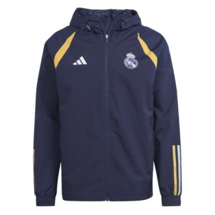 2023-2024 Real Madrid Allweather Jacket (Legend Ink)