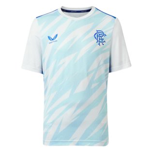 2023-2024 Rangers Players Match Day Home Tee (White) - Kids