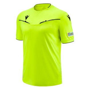 2023-2024 UEFA Referee Neon Yellow Shirt