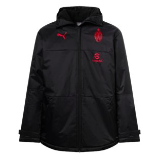 2023-2024 AC Milan Winter Jacket (Black)