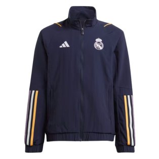 2023-2024 Real Madrid Presentation Jacket (Navy) - Kids