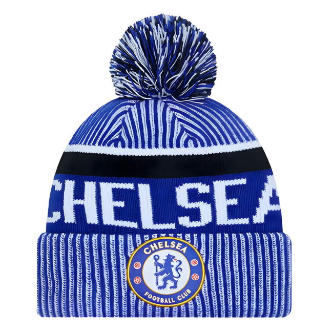 2023-2024 Chelsea 1905 Bobble Knit Beanie Hat (Blue)