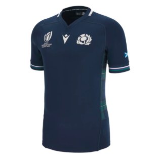 Scotland RWC 2023 Limited Edition Bodyfit Home Rugby Shirt