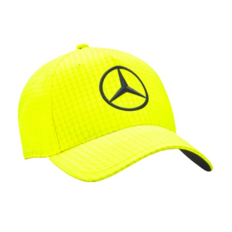 2023 Mercedes Lewis Hamilton Driver Cap (Neon Yellow)