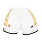 2023-2024 Real Madrid Authentic Home Shorts (White)