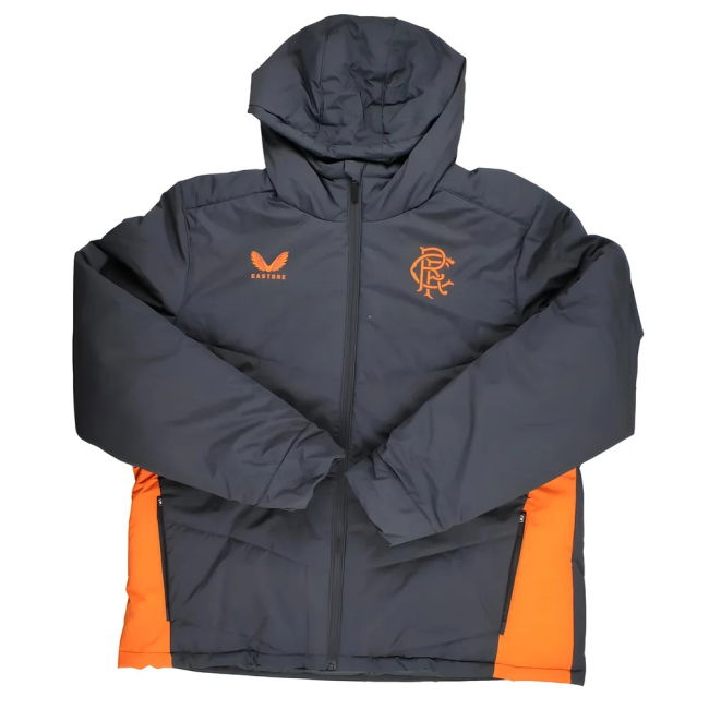 2023-2024 Rangers Coaches Training Bench Jacket (Ebony)