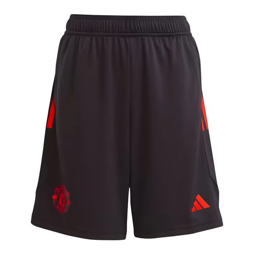 2023-2024 Man Utd Training Shorts (Black) - Kids