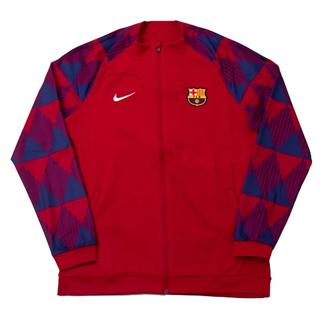 2023-2024 Barcelona Academy Full Zip Knit Jacket (Noble Red)
