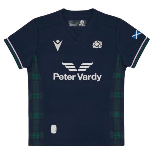 2023-2024 Scotland Home Rugby Little Kids Shirt