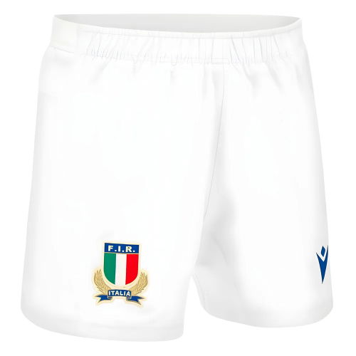 2023-2024 Italy Rugby Home Shorts (White)