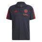 2023-2024 Man Utd Polo Shirt (Black)