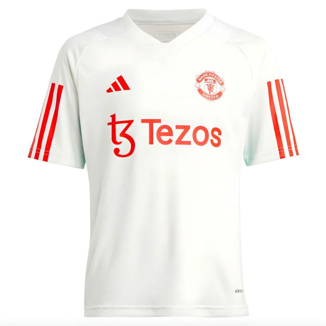 2023-2024 Man Utd Training Jersey (White) - Kids