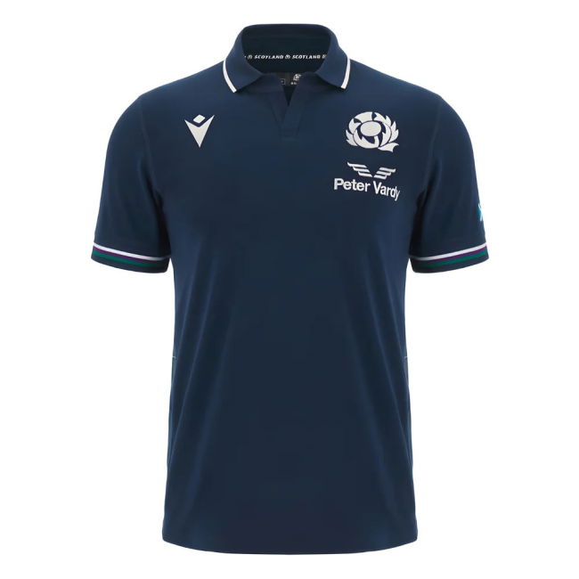 2023-2024 Scotland Home Cotton Rugby Shirt