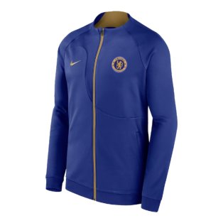 2023-2024 Chelsea Academy Pro Full-Zip Knit Jacket (Blue)