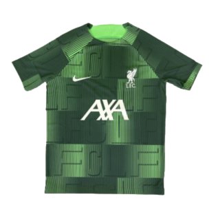 2023-2024 Liverpool Academy Pre-Match Shirt (Green) - Kids