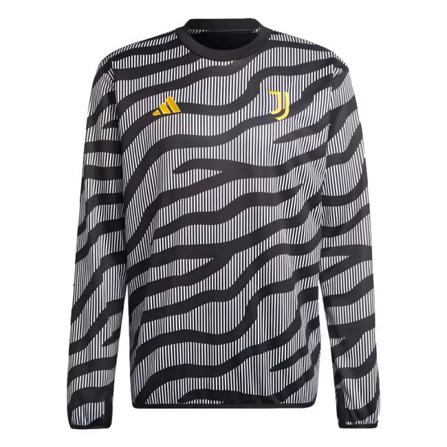 2023-2024 Juventus Pre-Match Warm Top (Black)