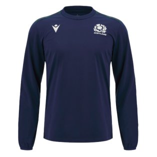 2023-2024 Scotland Rugby Round Neck Training Sweatshirt (Navy)