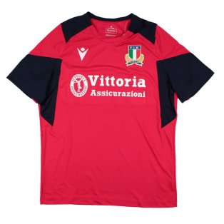 2023-2024 Italy Rugby Player Training Shirt (Red)