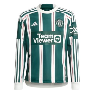 2023-2024 Man Utd Away Long Sleeve Shirt (Kids) (Galton 11)