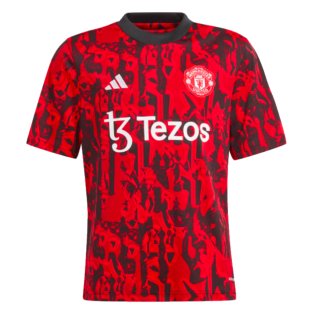 2023-2024 Man Utd Pre-Match Shirt (Red) - Kids