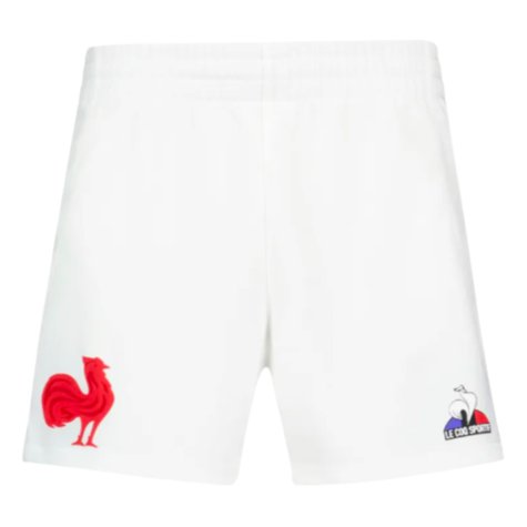 2023-2024 France Home Rugby Shorts (White)