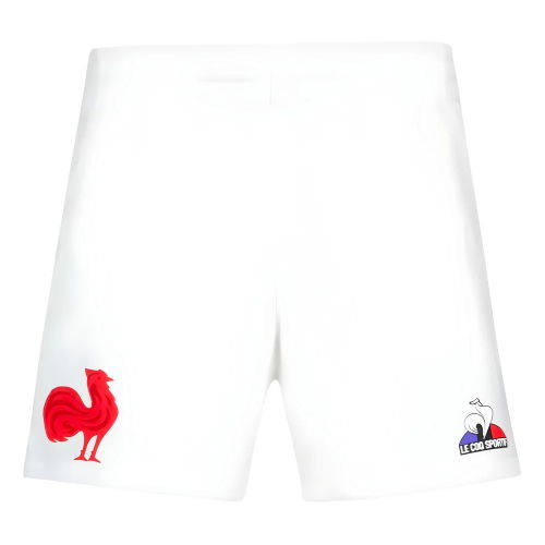 2023-2024 France Home Rugby Shorts (White)