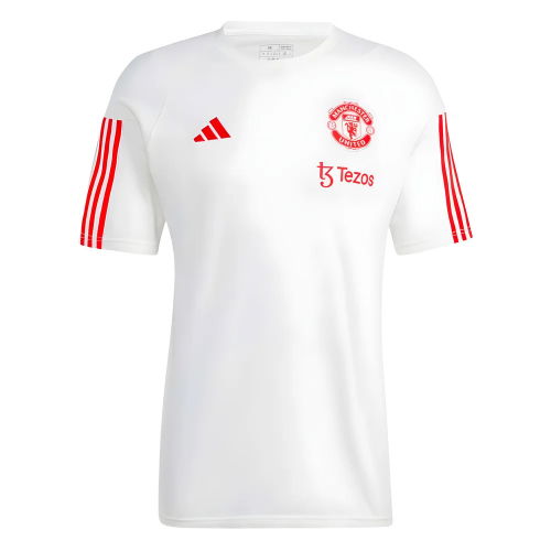 2023-2024 Man Utd Training Tee (White)