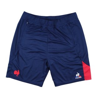 2023-2024 France Rugby Training Shorts (Blue)