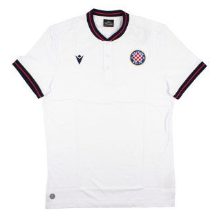 Hajduk Split Polo Jersey Navy Macron Hajduk Travel Staff Polo Shirt Size M  - 3XL