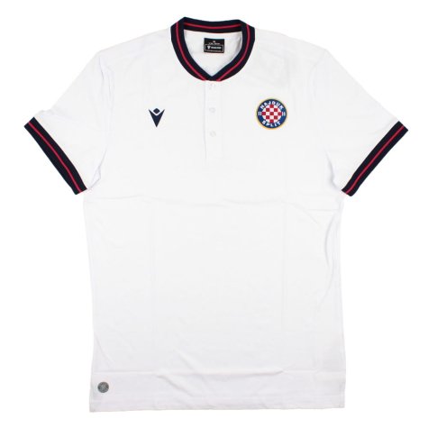 2023-2024 Hajduk Split Player Cotton Polo Shirt (White)